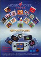 Magazine advertisement of Neo Geo Pocket Color