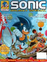 Sonic Holiday Special (July 1996). Art by Richard Elson.