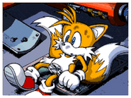 A scene from Tails' ending.