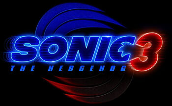 Sonic the Hedgehog 3 movie logo