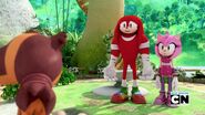 Knukles en Sonic Boom (T1 Ep13; Knukles el desafortunado)