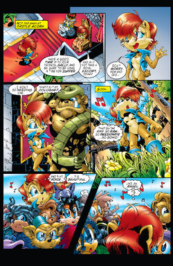 Sonic #122, Wiki