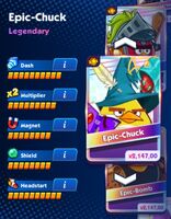 Epic-Chuck's card, from Sonic Dash.
