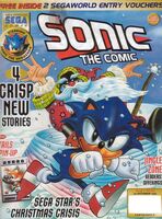 Sonic the Comic #119 (December 1997). Art by Mick McMahon and John M Burns.