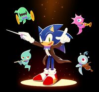 Sonic the Hedgehog 30th Anniversary Symphony artwork by Yui Karasuno.