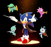 Sonic the Hedgehog 30th Anniversary Symphony artwork by Yui Karasuno.