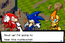 Knuckles Meeting Emerl