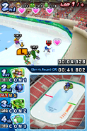 Mario Sonic Olympic Winter Games Gameplay DS 027