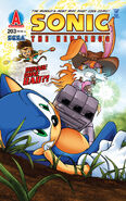 Sonic the Hedgehog #203 (October 2009) Art by Patrick Spaziante