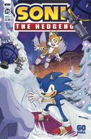 Sonic the Hedgehog #36 (January 2021). Art by Dan Schoening. Coloring by Luis Antonio Delgado.