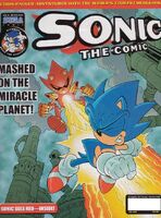 Sonic the Comic #201 (February 2001). Art by Richard Elson.