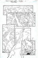 Page one pencils. Art by Tracy Yardley.