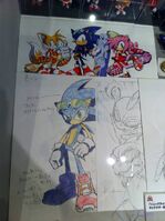 Sonic Riders sketches