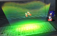 The Light Speed Shoes in Sonic Adventure.