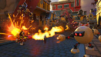The Avatar attacking using the Burst Wispon