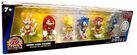 Classic Sonic mini figure pack, featuring Tails, Knuckles, Super Sonic, Sonic, Amy, and Metal Sonic