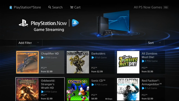 Ps now store best sale