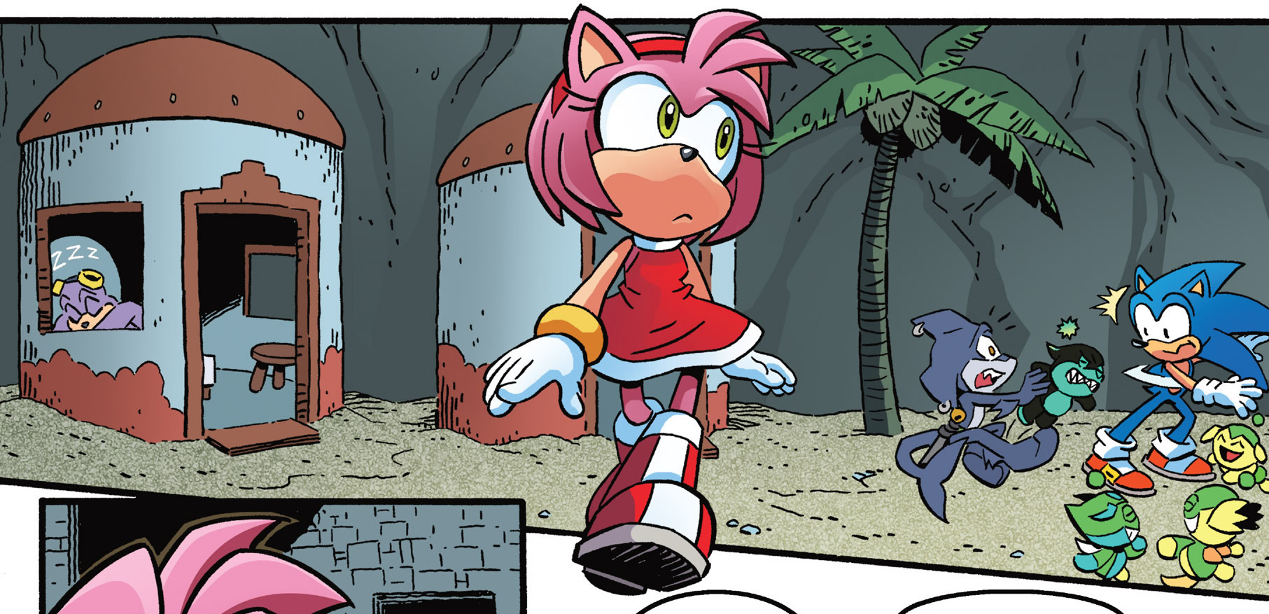 Amy gets trolled, Archie Sonic Comics