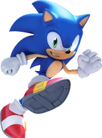 Artwork for Sonic the Hedgehog #257's regular cover, created by Rafa Knight.