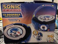 CD boombox, by Jazwares