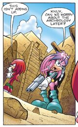 Archie Sonic Online on X: Knuckles arrived with Julie-Su and