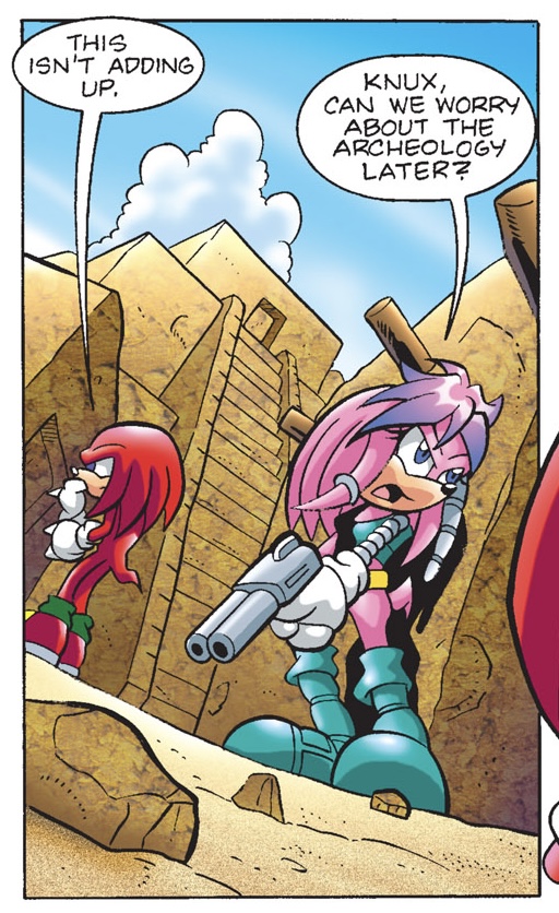 Julie-Su Origins Sonic the hedgehog comics 