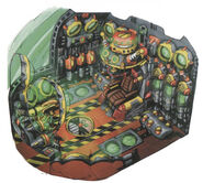 Concept art of the Egg Carrier's control room.