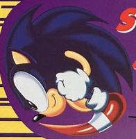 SegaSonic art US style Sonic Spin Attack