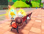 Knuckles' hat found on a bench