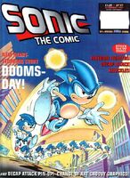 Sonic the Comic #97 (February 1997). Art by Richard Elson and John Burns.