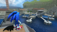 Sonic in Soleanna Castle Town