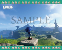 Sample of canvas art (Amiami exclusive)