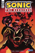 Sonic the Hedgehog #25 (February 2020). Art by Nathalie Fourdraine.