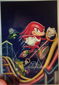 249746 - safe, artist:lucia88956289, classic sonic, knuckles the