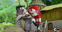 Knux holds the mayor