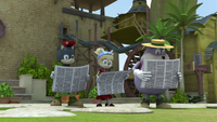 SB S1E42 Villagers newspaper