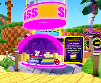 The Fast Pass podium in Green Hill for season two.