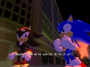 Sonic and Shadow vs Black Bull