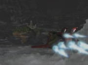 Egg Carrier zbliżający się do Anielskiej Wyspy