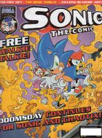 Sonic the Comic #215 (September 2001). Art by Richard Elson.