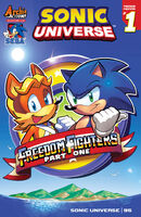 Sonic Universe #95 (2017). Art by Jamal Peppers.