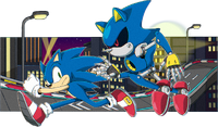 June - Sonic and Metal Sonic at Speed Highway (story)