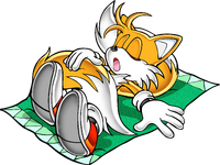 Tails on a Beach Towel