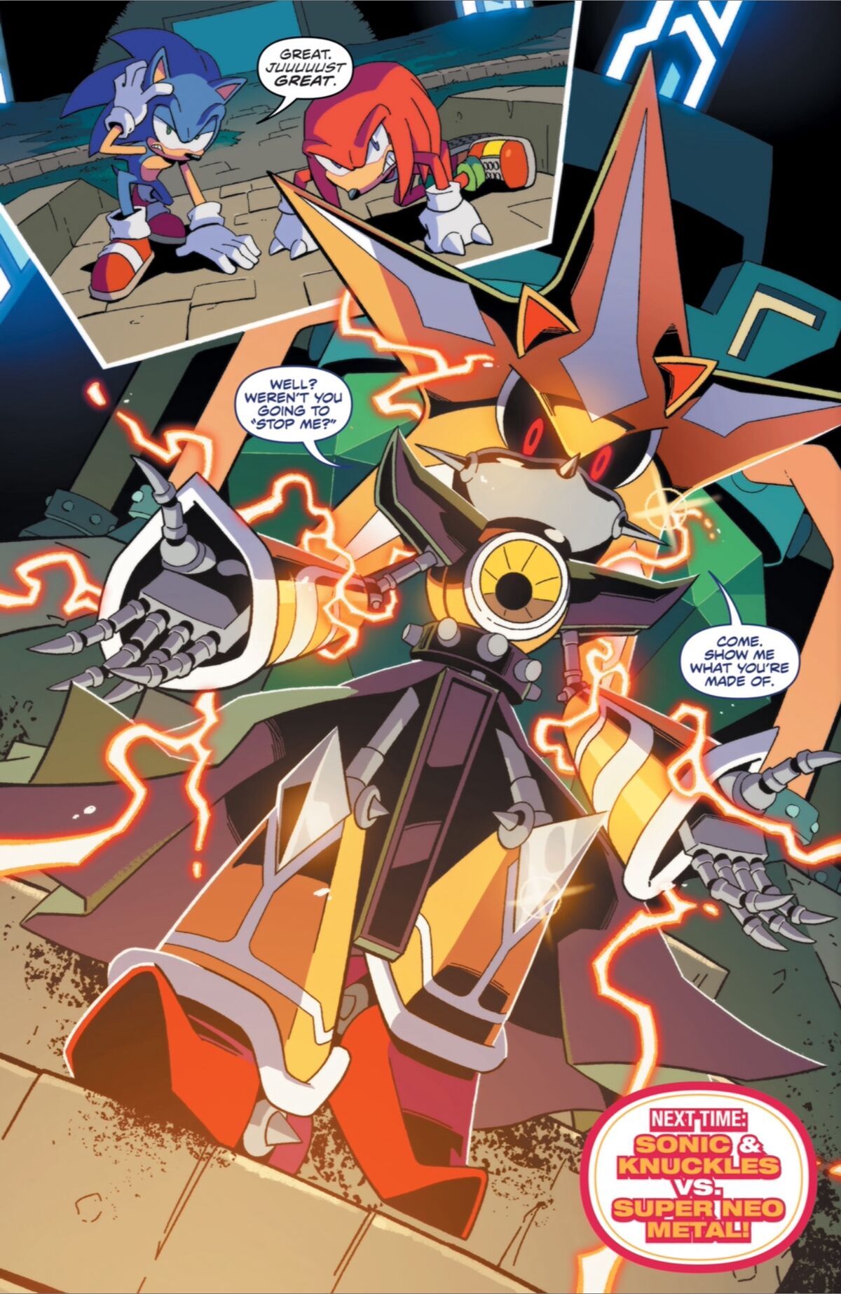 Super Neo Metal Sonic Sonic IDW 9 - 12