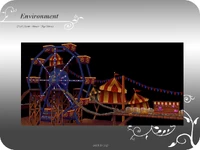 Concept art of Sky Park Zone, originally named Sky Circus. By Mabel Chan.