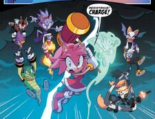 Rouge and her allies attacking , from .