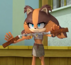 Sticks the Badger, Sonic Wiki Zone