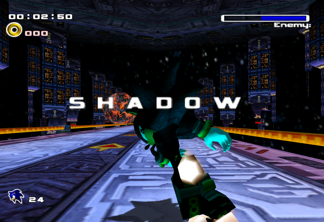 sonic adventure 2 sonic vs shadow