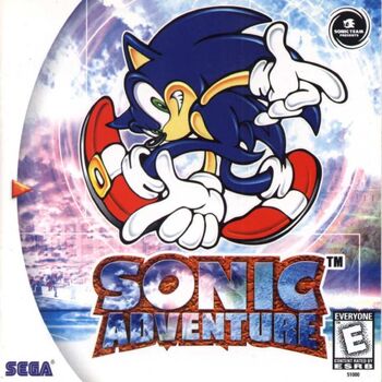 Sonic adventure cd cover front