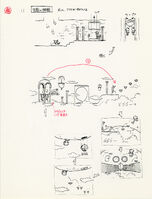 Concept artwork of Hidden Palace Zone's cutscene and Sky Sanctuary Zone's level map. Taken from Sonic Origins.